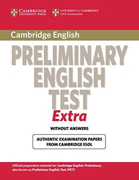 portada Cambridge Preliminary English Test Extra Student's Book (Pet Practice Tests) (in English)