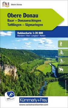 portada Obere Donau nr. 53 Outdoorkarte Deutschland 1: 35 000 Baar, Donaueschingen, Tuttlingen, Sigmaringen, Free Download mit hkf Outdoor app