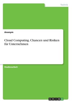 portada Cloud Computing. Chancen und Risiken für Unternehmen (en Alemán)