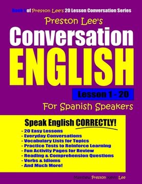 portada Preston Lee's Conversation English For Spanish Speakers (en Inglés)