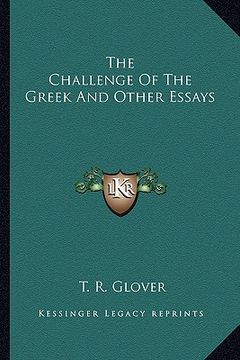 portada the challenge of the greek and other essays