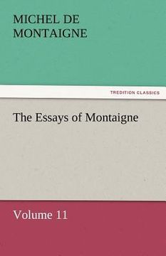 portada the essays of montaigne - volume 11 (in English)