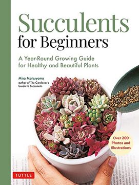 portada Succulents for Beginners: A Year-Round Growing Guide for Healthy and Beautiful Plants (in English)