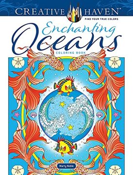 portada Creative Haven Enchanting Oceans Coloring Book (Creative Haven Coloring Books) (in English)