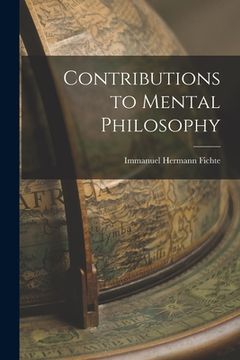 portada Contributions to Mental Philosophy (in English)