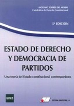 portada Estado de Derecho y Democracia de Partidos 5ª Edic.