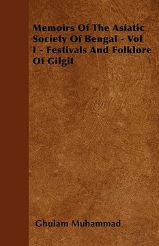 portada memoirs of the asiatic society of bengal - vol i - festivals and folklore of gilgit