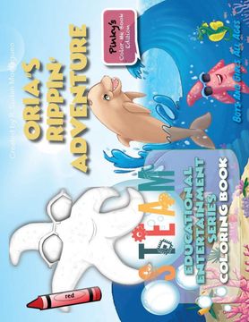 portada Oria's Rippin Adventure Coloring Book: Pinky's Color me Edition (Ocean Bowl) (in English)