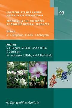 portada fortschritte der chemie organischer naturstoffe / progress in the chemistry of organic natural products, vol. 93 (en Inglés)