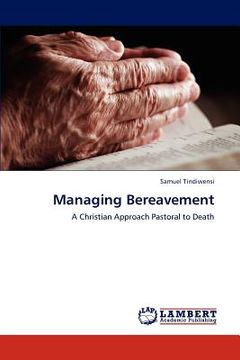 portada managing bereavement (en Inglés)