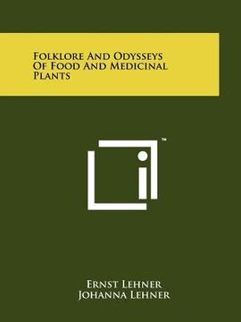 portada folklore and odysseys of food and medicinal plants (en Inglés)