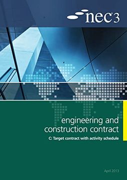 portada Nec3 Engineering and Construction Contract Option c: Target Contract With Activity Schedule (en Inglés)