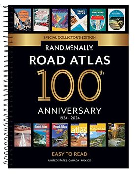 portada Rand Mcnally 2024 Midsize Easy to Read - 100Th Anniversary Collector’S Edition 