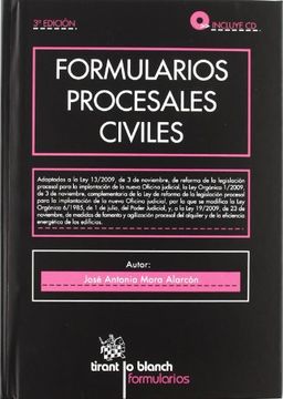 portada Formularios Procesales Civiles 3ª Edición+CdRom (in Spanish)
