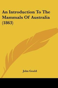 portada an introduction to the mammals of australia (1863) (in English)