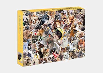 portada This Jigsaw is Literally Just Pictures of Cute Animals That Will Make you Feel Better: 500 Piece Jigsaw Puzzle (in English)