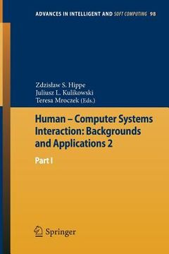 portada human computer systems interaction: backgrounds and applications 2: part 1 (en Inglés)