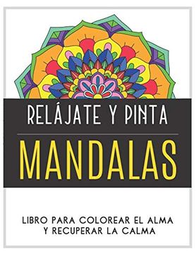 portada Libro de Colorear Para Adultos: Mandalas Para Colorear