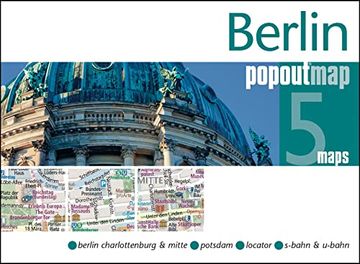 portada Berlin Popout Map: Popout Double (Popout Maps) 