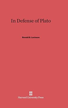 portada In Defense of Plato (in English)