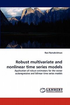 portada robust multivariate and nonlinear time series models (en Inglés)