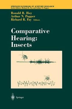 portada comparative hearing: insects (en Inglés)