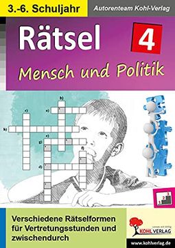 portada Rätsel / Band 4: Mensch und Politik: Verschiedene Rätselformen für Vertretungsstunden und Zwischendurch (in German)