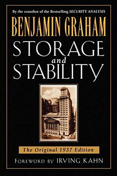 portada Storage and Stability: The Original 1937 Edition (in English)