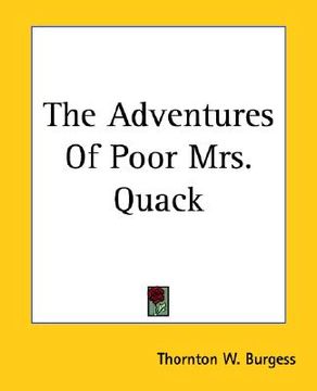portada the adventures of poor mrs. quack