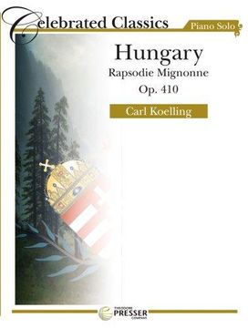 portada Hungary Rapsodie Mignonne Opus 410 - Piano Solo (en Inglés)