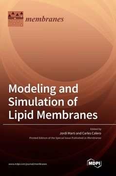 portada Modeling and Simulation of Lipid Membranes (en Inglés)