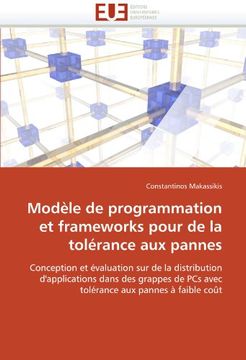 portada Modele de Programmation Et Frameworks Pour de La Tolerance Aux Pannes