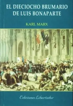 portada EL DIECIOCHO BRUMARIO DE LUIS BONAPARTE