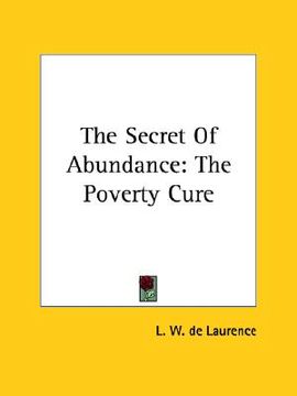 portada the secret of abundance: the poverty cure