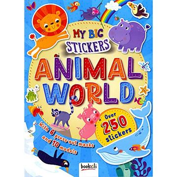 portada My big Stickers Animal World (Giant csa - my big Stickers) (en Inglés)
