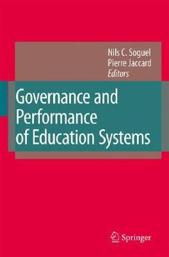 portada governance and performance of education systems (en Inglés)