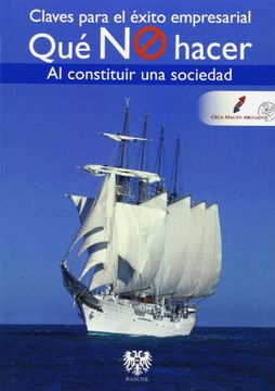 portada Qué no Hacer al Constituir una Sociedad (claves Para el Éxito Empresarial) (in Spanish)