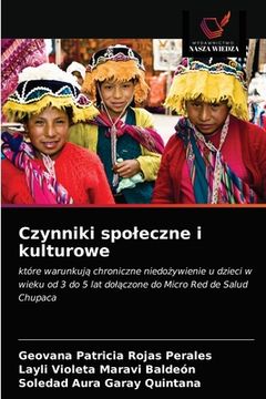 portada Czynniki spoleczne i kulturowe (in Polaco)