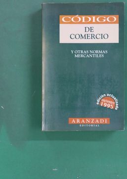 portada Codigo de Comercio y Otras Normas Mercantiles, 1995
