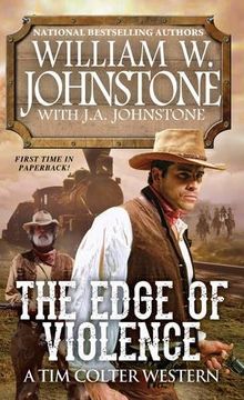 portada The Edge of Violence (a tim Colter Western) (en Inglés)