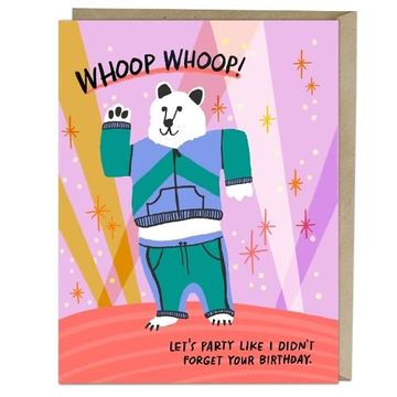 portada 6-Pack em & Friends Whoop Whoop Belated Birthday Card