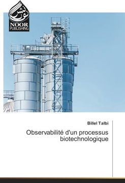 portada Observabilité d'un processus biotechnologique (French Edition)