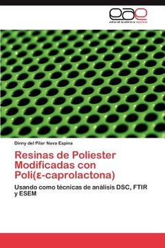 portada resinas de poliester modificadas con poli( -caprolactona) (en Inglés)