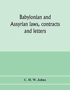 portada Babylonian and Assyrian Laws, Contracts and Letters (en Inglés)