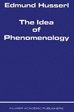 portada The Idea of Phenomenology (in English)