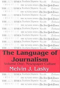 portada the language of journalism: newspaper culture (en Inglés)