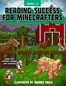 portada Reading Success for Minecrafters: Grades 1-2 (en Inglés)
