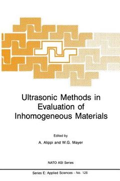portada Ultrasonic Methods in Evaluation of Inhomogeneous Materials (en Inglés)