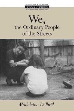 portada We, the Ordinary People of the Streets (en Inglés)