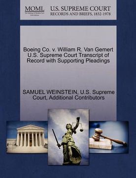 portada boeing co. v. william r. van gemert u.s. supreme court transcript of record with supporting pleadings